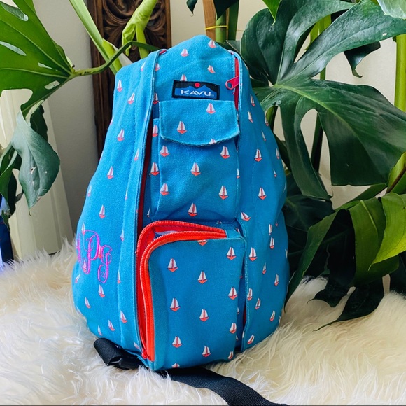 Kavu Handbags - KAVU sailboat rope sling bag backpack Ltd edition